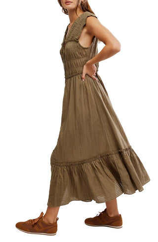 Free People - Desert Dazed Sleeveless Cotton Midi Dress