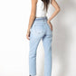 Habitual - High Rise Pleated Waistband Jeans