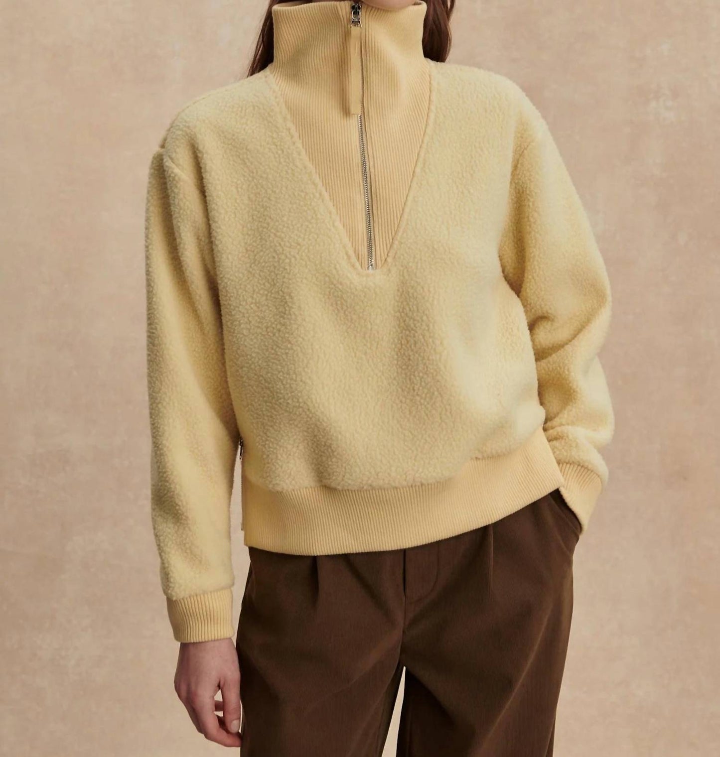 Varley - Jaylin Half Zip Fleece Sweatshirt