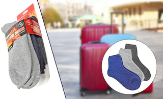 6-Pairs Men’s Heated Crew Socks