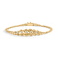 10K Yellow Gold 1/4 Cttw Round-Cut Diamond Basket Weave Rope Chain Style 7" Bracelet (H-I Color, I1-I2 Clarity)