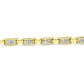 14K Yellow Gold Princess-Cut Diamond Links of Love Bracelet (2.00 cttw, H-I Color, SI2-I1 Clarity)