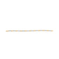 10k Yellow Gold 1/3 Cttw Diamond 3 Stone and X-Link Bracelet (I-J Color, I1-I2 Clarity) - 7.50" Inches