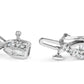14K White Gold 2.00 Cttw Diamond Swirl and Pear Shape Link Bracelet (I-J Color, I2-I3 Clarity) - 7"