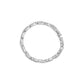 14K White Gold 2.00 Cttw Diamond Swirl and Pear Shape Link Bracelet (I-J Color, I2-I3 Clarity) - 7"