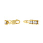 10K Yellow Gold 1.0 Cttw Round Diamond Pave Link Bracelet
