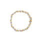 10K Yellow Gold 2.00 Cttw Round Cut Diamond 'S' Cluster Bracelet (J-K Color, I1-I2 Clarity)