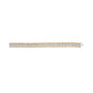 10k Yellow Gold 5.00 Cttw Diamond Oval Banded Link Bracelet (I-J Color, I1-I2 Clarity) - 7" Inches