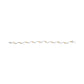 10K Two-Tone 2.00 Cttw Diamond "X" and Wave Link Bracelet (H-I Color, I1-I2 Clarity) - 7" Inches
