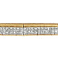 14K Yellow Gold Princess Cut Diamond Banded Bracelet (1.00 cttw, G-H Color, VS1-VS2 Clarity)