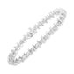 .925 Sterling Silver 1 cttw Prong-Set Diamond Link Bracelet (I-J, I1-I2) - 7.25"