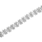 Sterling Silver rose-cut Diamond X-Link Bracelet (1 cttw, I-J Color, I2-I3 Clarity)