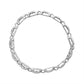 14K White Gold 2.00 Cttw Princess Diamond Invisible Set Link Bracelet (H-I Color, SI2-I1 Clarity) - 7"