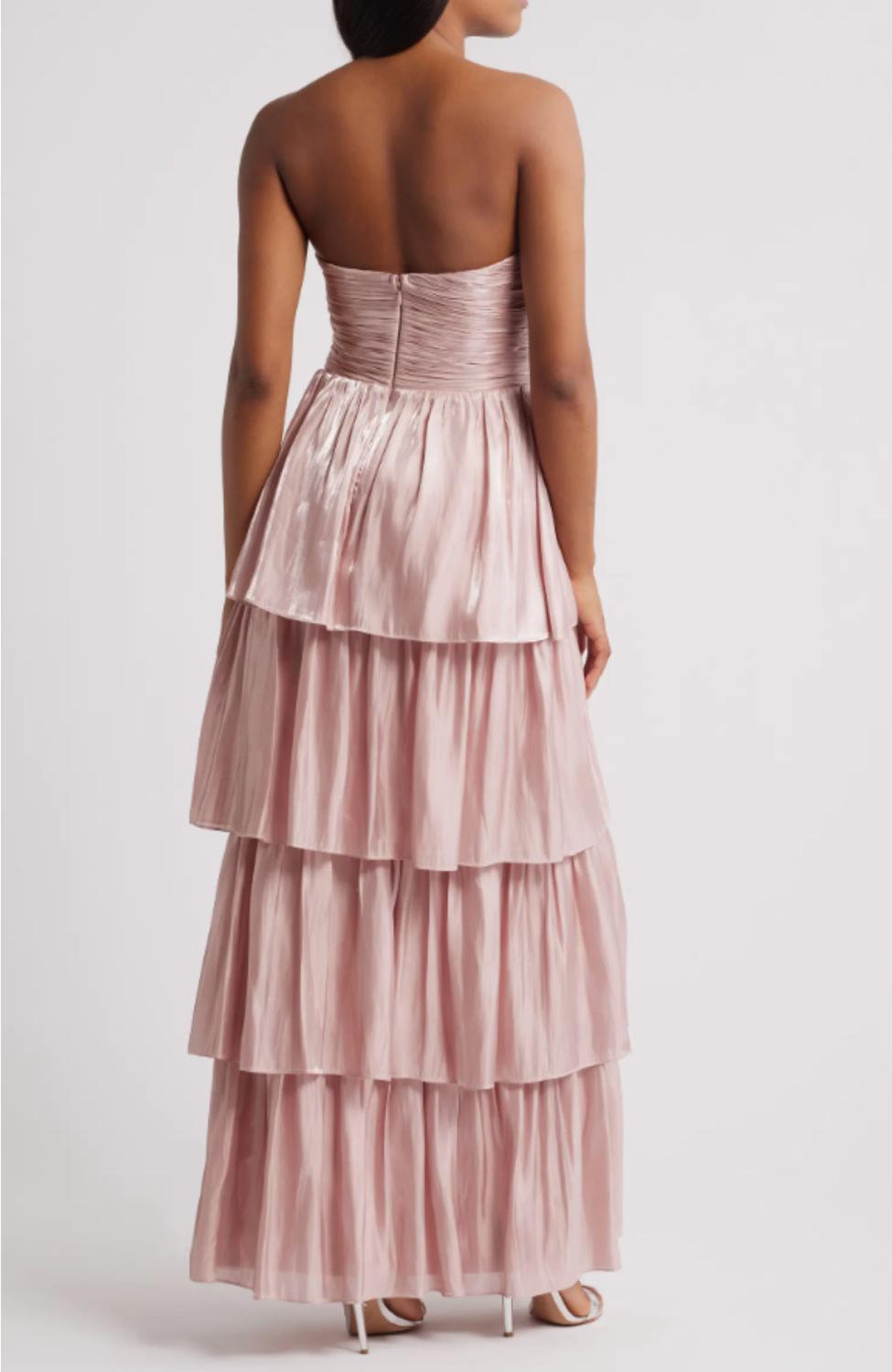 Lulus - Bella Tiered Maxi Dress