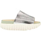 4Ccccees - Women's Waffo Pleat Platform Slides