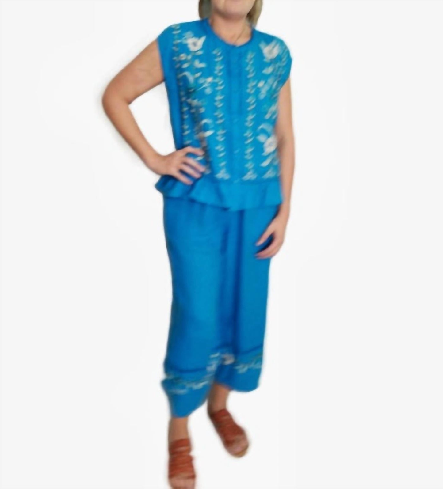 Johnny Was - JAANVI LINEN BARREL PANT