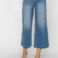 Risen - High Rise Front Seam Wide Jeans