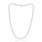 Diana M Jewels - 25.60 Cts Lab Grown Diamond Tennis Necklace
