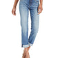 Kut From The Kloth Women's Catherine Boyfriend Cuffed Jeans Blue Size 12