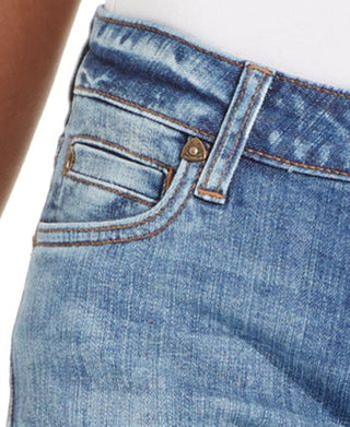 Kut From The Kloth Women's Catherine Boyfriend Cuffed Jeans Blue Size 12