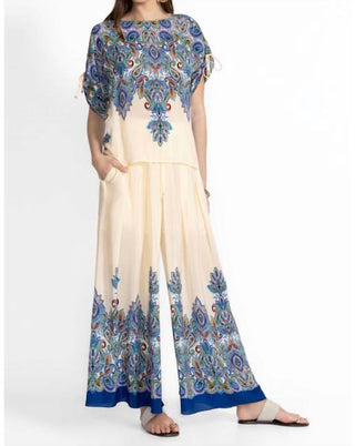 Johnny Was - PLEATED WIDE LEG PANT