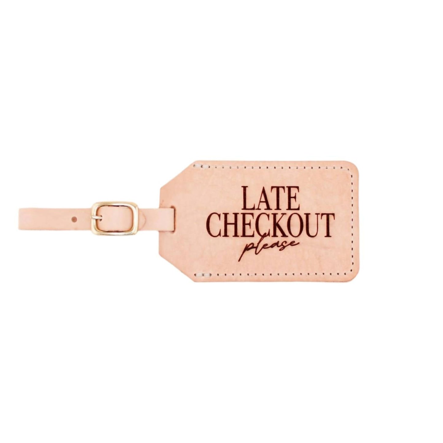 Freshwater Curated Goods - Late Checkout Luggage Tag