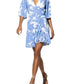 Lusana - MAE MINI WRAP DRESS