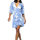 Lusana - MAE MINI WRAP DRESS
