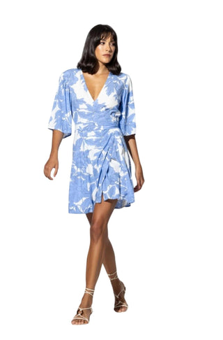 Lusana - MAE MINI WRAP DRESS