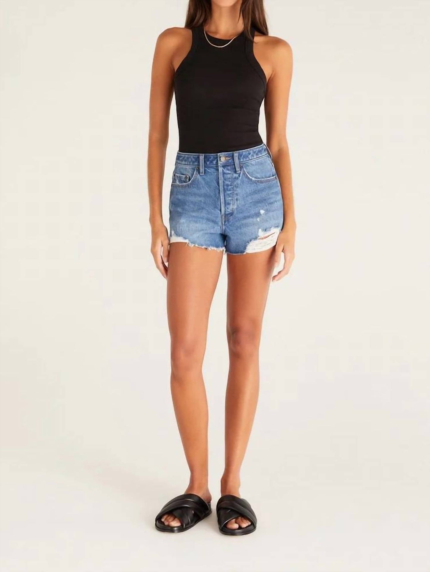 Z Supply - Classic Hi-rise Denim Short