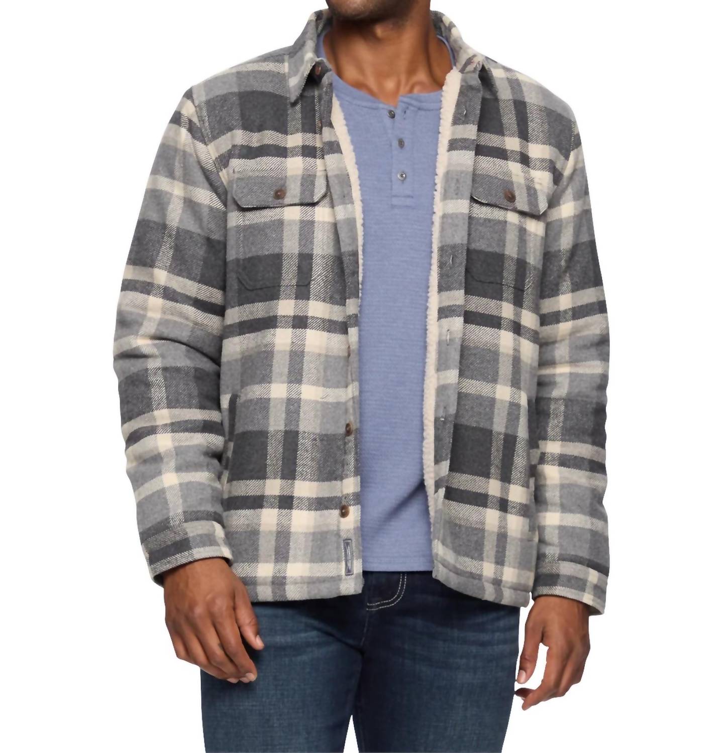 Flags & Anthem - Cassidy Sherpa-Lined Shirt Jacket