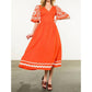Thml - Embroidered Flutter Sleeve Dress