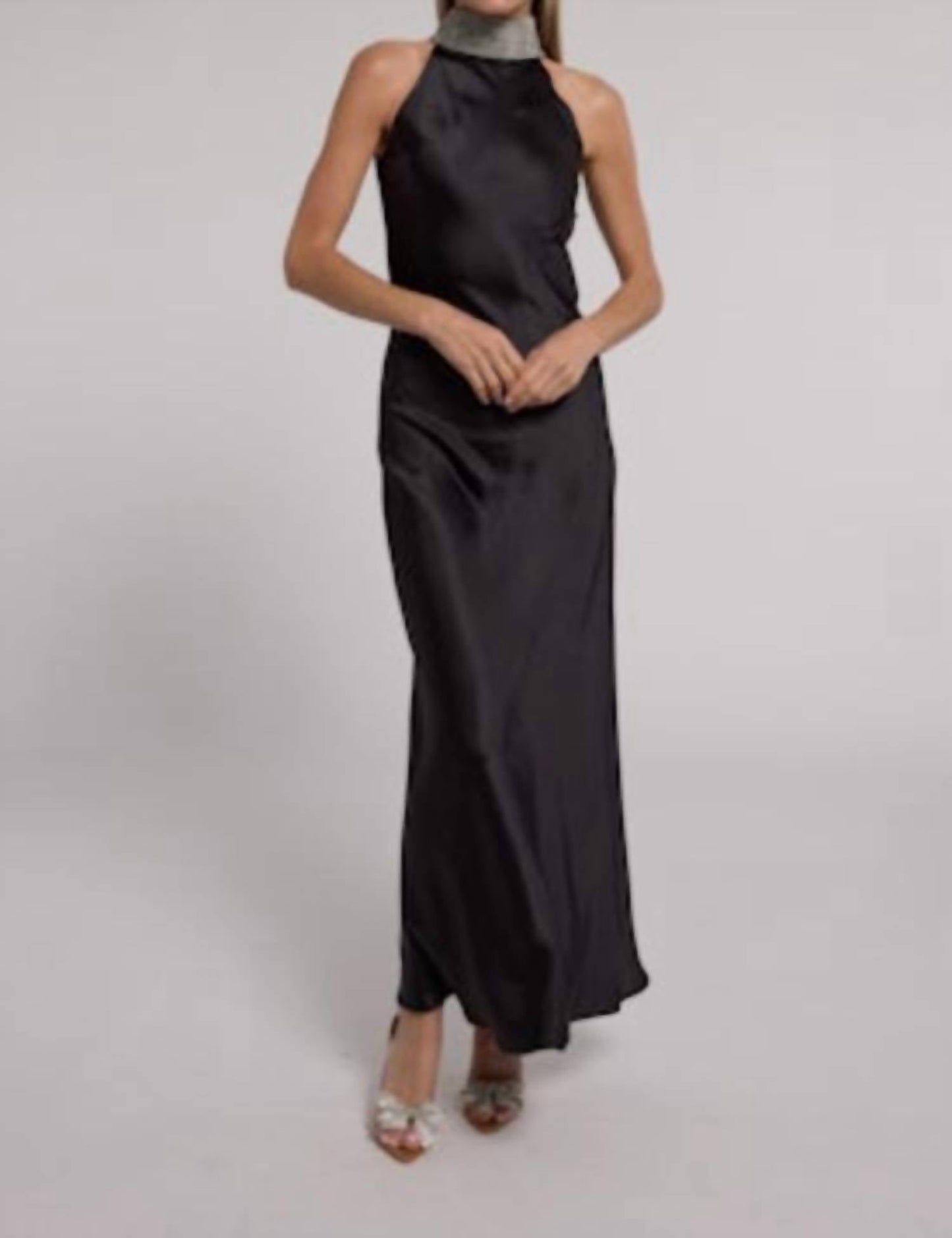 Generation Love - Riella Crystal Halter Maxi Dress