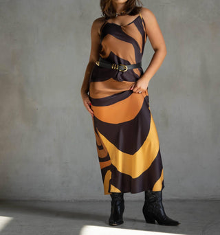 Care Tucker - Lennon Zipslip - Dress Desert Swirling Wind