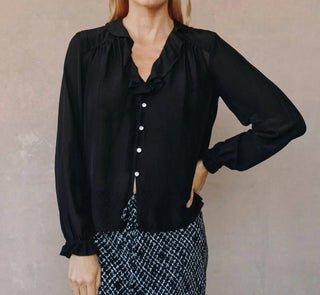 Bella Dahl - Raglan Ruffle Blouse