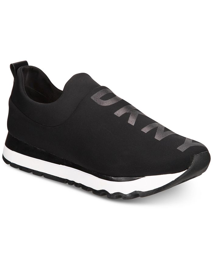 DKNY Women's Jadyn Slip On Sneaker Black Size 5.5