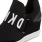 DKNY Women's Cosmos Wedge Sneaker Black Size 9