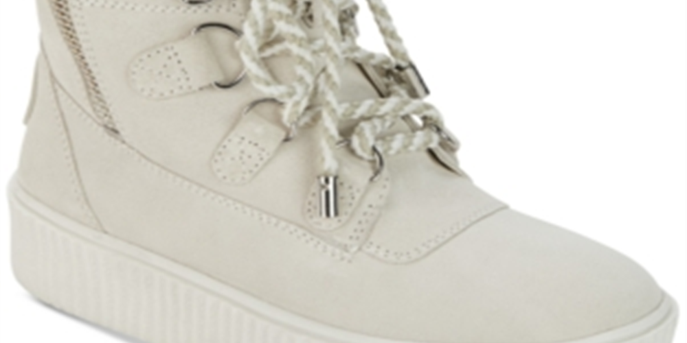 DKNY Women's Fabric Closed Toe Ankle Fashion Boots Brown Size 9.5