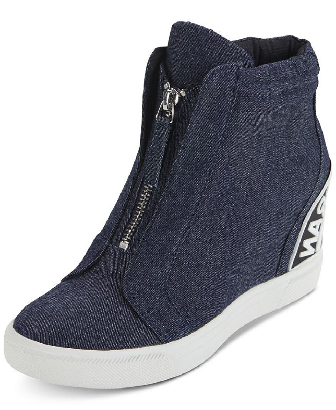 DKNY Women's Connie Wedge Sneakers Blue Size 6