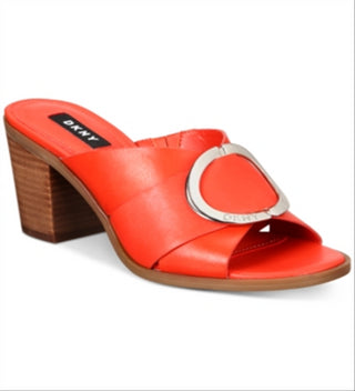 DKNY Women's Cavi Mules Orange Size 8.5