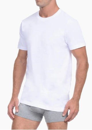 2(x)ist Men's Essential 3 Pack Crew Neck T-Shirt White Size Small
