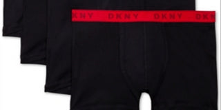 DKNY Men's 4 Pk Cotton Boxer Briefs Gray Size Small