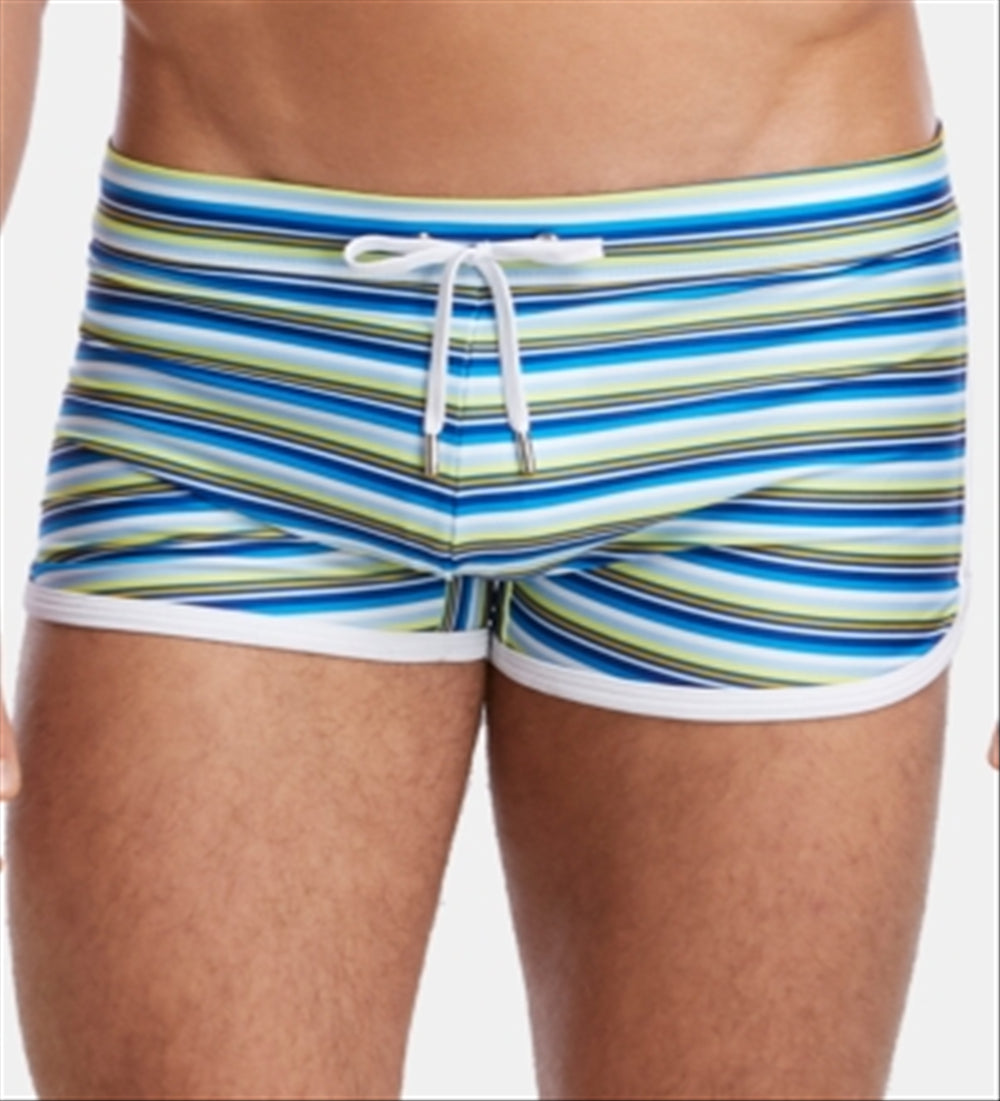 2(x)ist Men's Jogger Style Cabo 2 Swim Trunks Blue Size Small