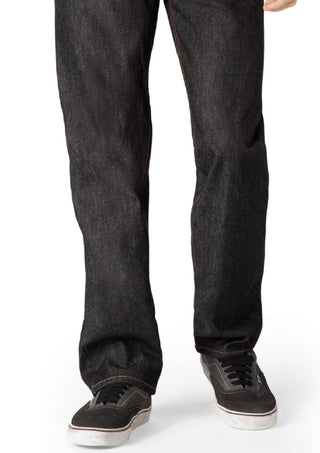 Levi's Men's Big & Tall 501 Original Shrink To Fit Jeans Black Size 44X30