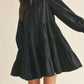 &Merci - Tiered Button Down Mini Dress