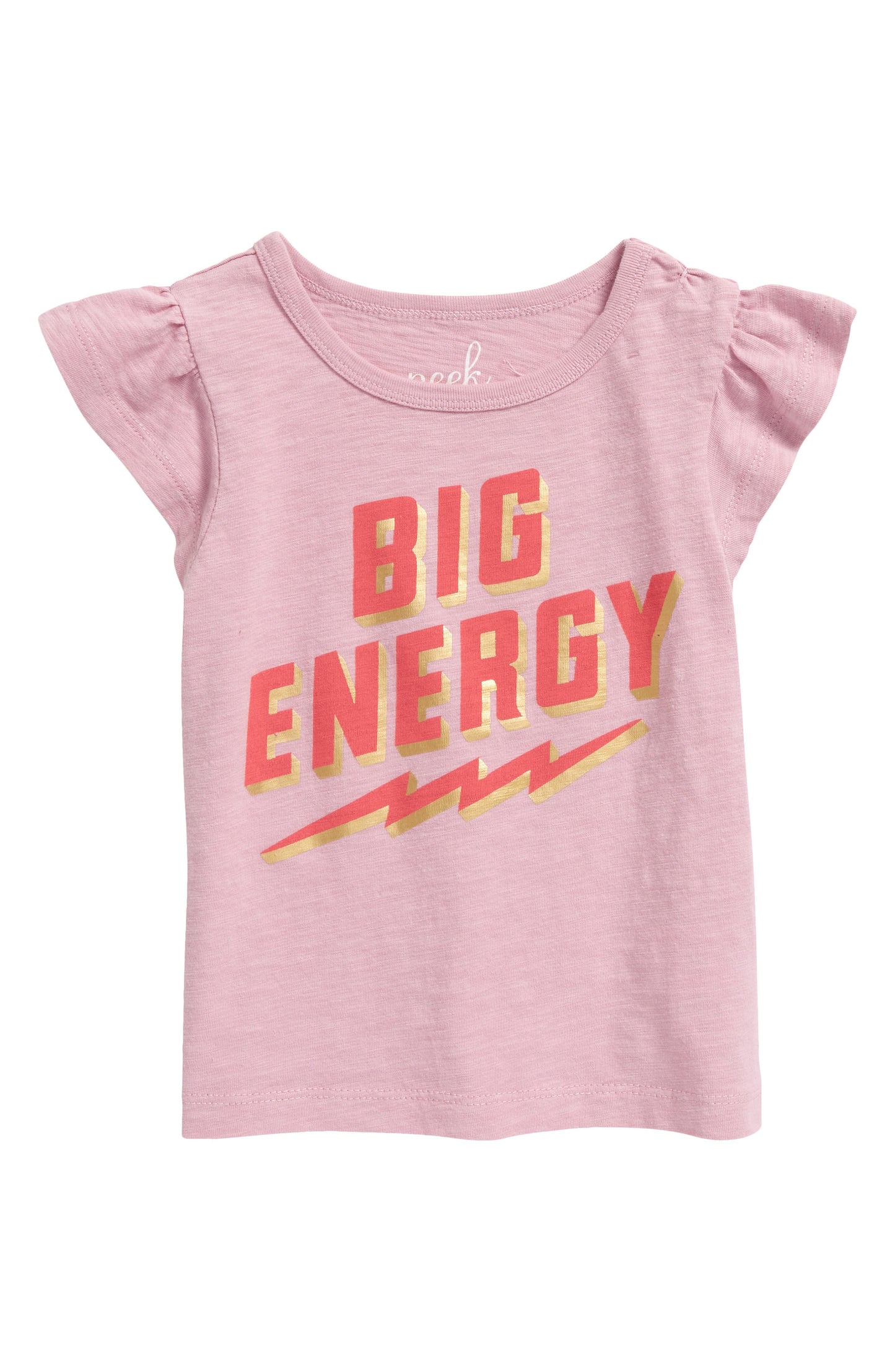 Peek Aren't You Curious Kids Nikola Tesla Energy Flutter Sleeve Top - Violet Size 2T
