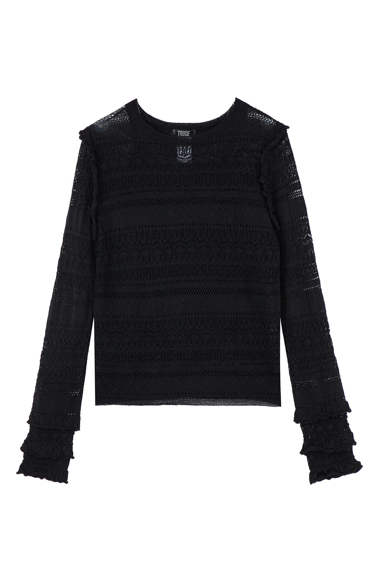 Truce Kids' Black Lace Top - Available