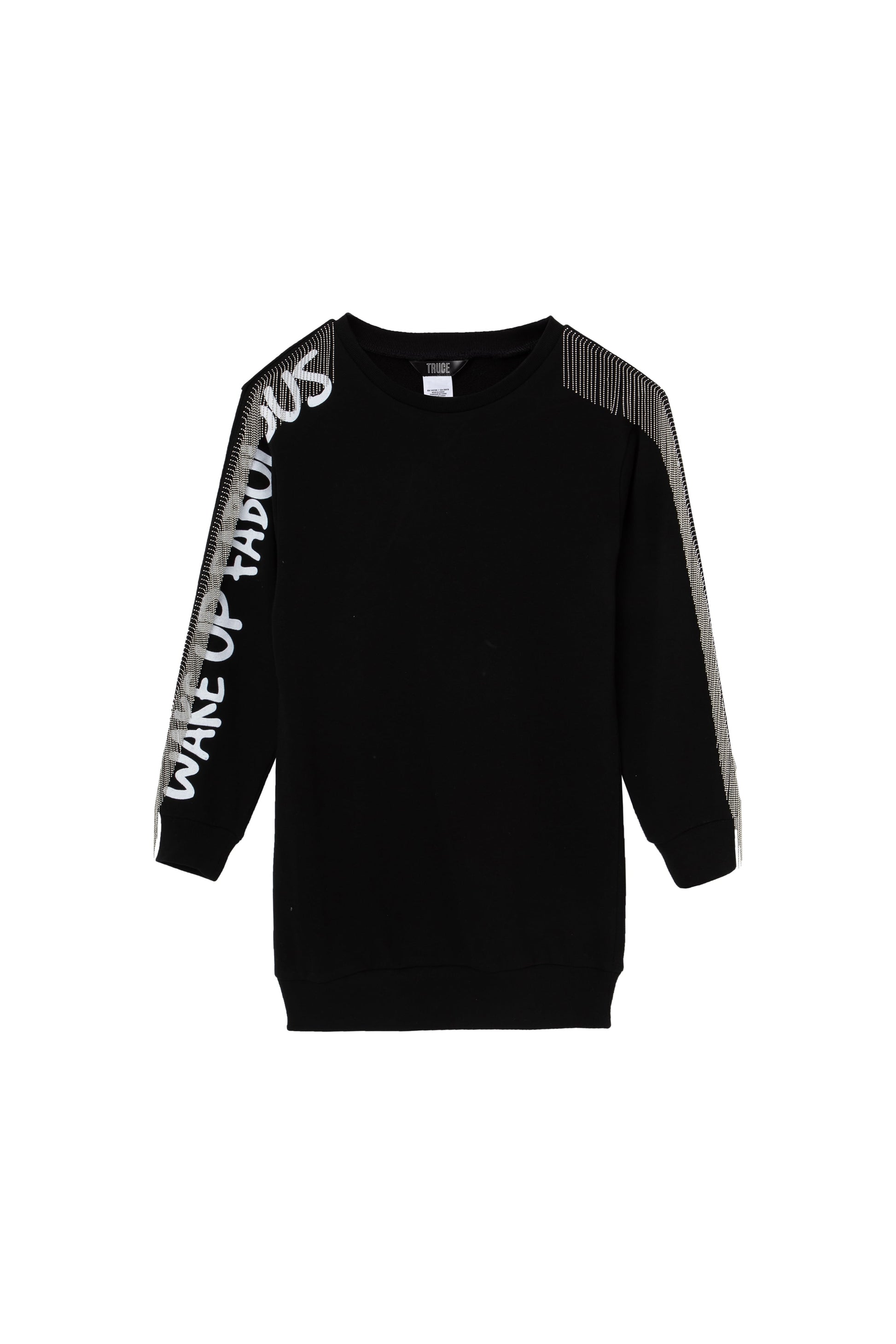 truce-kids-black-embellished-cotton-dress-wake-up-fabulous-available
