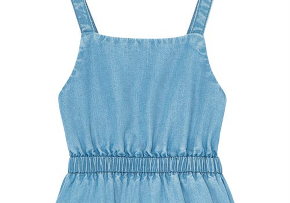 Habitual Kids Indigo Ruffle Dress, Size 12M