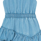 Habitual Kids Indigo Ruffle Dress, Size 12M